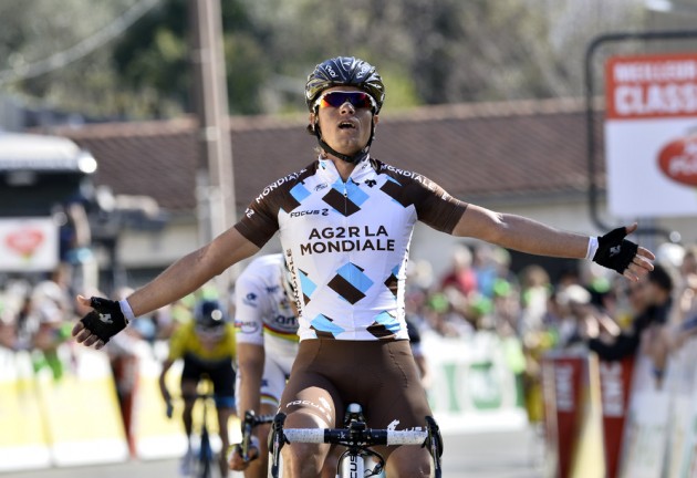 Carlos Betancur wins stage six of the 2014 Paris-Nice