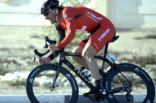 Fabian Cancellara on stage three of the 2014 Tour of Qatar