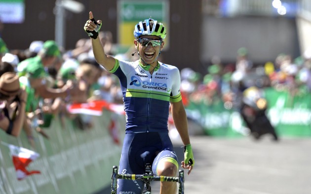 Chaves wins on stage eight of the 2014 Tour de Suisse