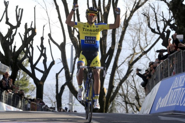 Alberto Contador wins Stage 5 of the 2014 Tirreno Adriatico