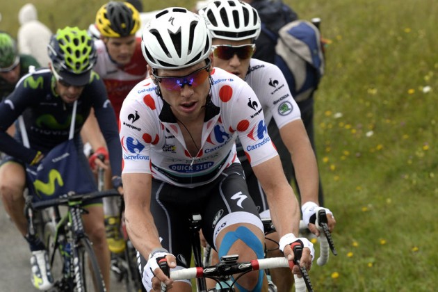 Tony Martin and Michal Kwiatkowski on stage ten of the 2014 Tour de France