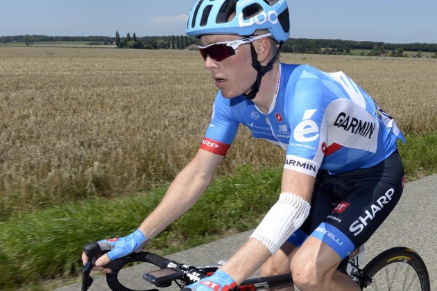Andrew Talansky on stage eleven of the 2014 Tour de France