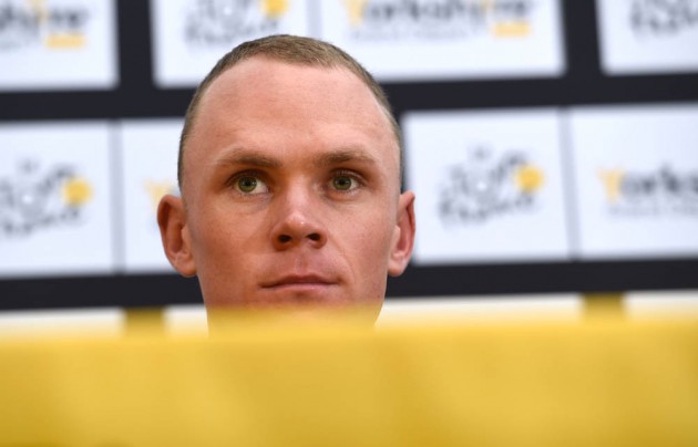 Chris Froome poses before the 2014 Tour de France