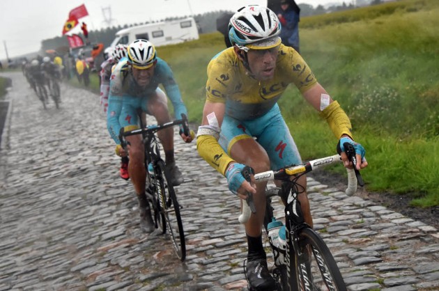 VINCENZO NIBALI on stage five of the 2014 Tour de France