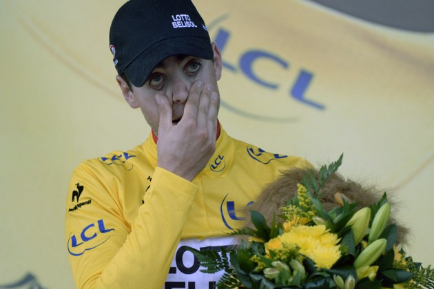 Tony Gallopin on stage nine of the 2014 Tour de France
