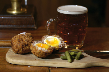 The Harwood Arms venison scotch egg