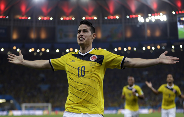 James Rodriguez goal against Uruguay