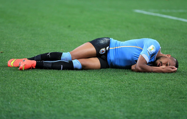 Uruguay's Alvaro Pereira