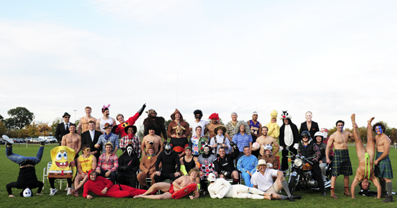 Match the fancy dress to the player