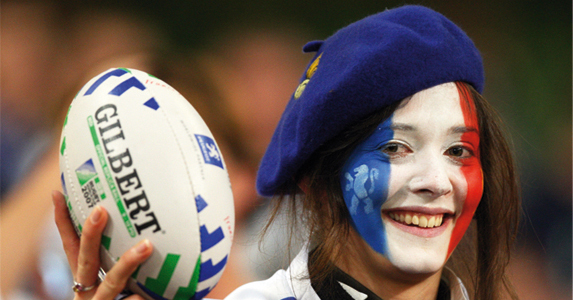 A French female fan