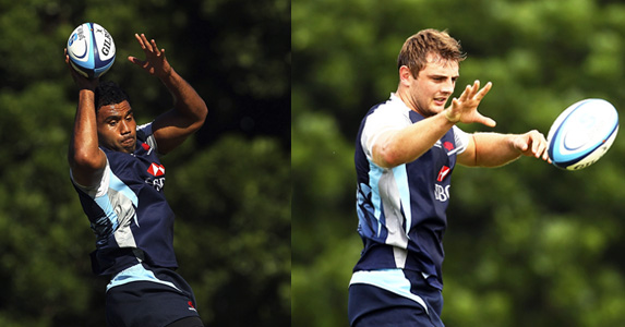 Wycliff Palu (L) and Dean Mumm (R)