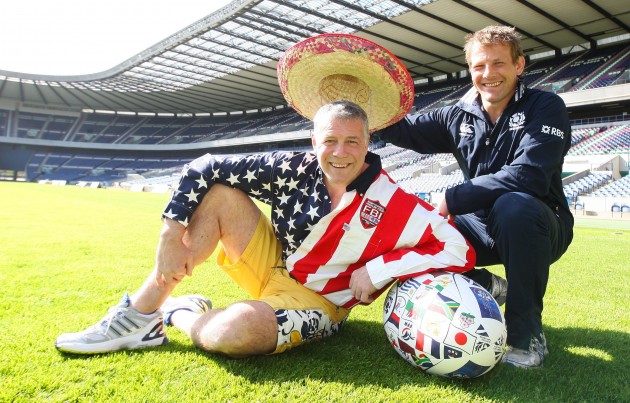 Scotland 7's Rugby Head Coach, Graham Shiel and Former British Lions and Scotland player Scott Hastings