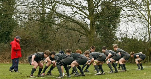 England U18's in training