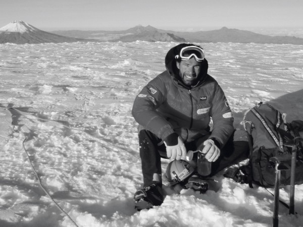 Richard Parks during his epic 737 challenge for charity