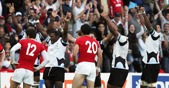 Fiji beat Wales 38-34 during the 2007 World Cup in a thrilling match to remember