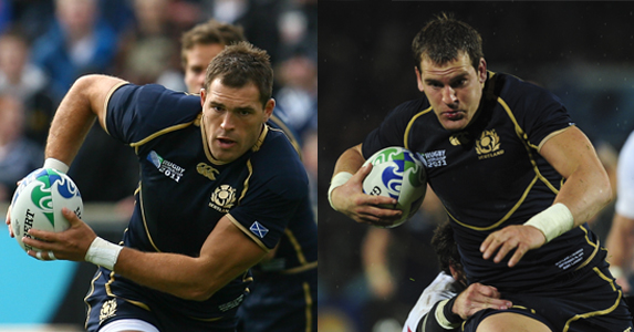 Sean Lamont (L) and his brother Rory (R) seen during the World Cup will both be heading back to Glasgow