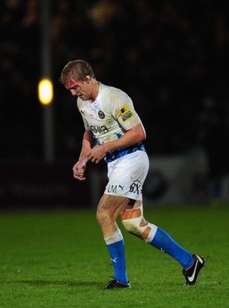 Moody leaves the field for the last time...