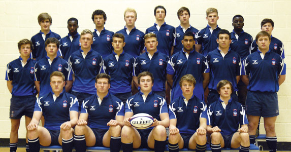 Back row (from left): D Luxton, A Chikosi, J Feek, J Elphick, J Dancer, H Taylor, R Williams, E Attah, C Brookes. Middle row: L Hopkin, F Brookes, S Smith, N Mann, J Harbourne, J Mahal, J Wrafter, B Edwards. Front row: E Garbett, M Stelling, E Taylor (capt), J Mockett, W Harris.