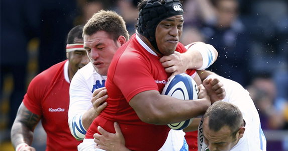 Thank Tonga: The impressive prop will provide injury cover for Glasgow