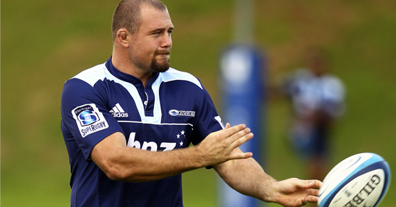 Winning wonder: All Black's prop Tony Woodcock has signed a two-year deal with the Highlanders