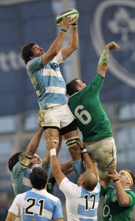 Work in progress: The Pumas were let down by their lineout