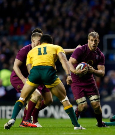 Leader: Robshaw was shackled by Aussies