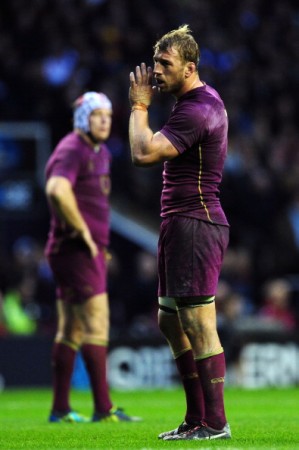 Key man: Robshaw leads from the front