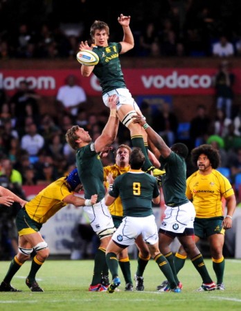 Tower of strength: Etzebeth will take some stopping