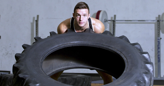 Tyre flip