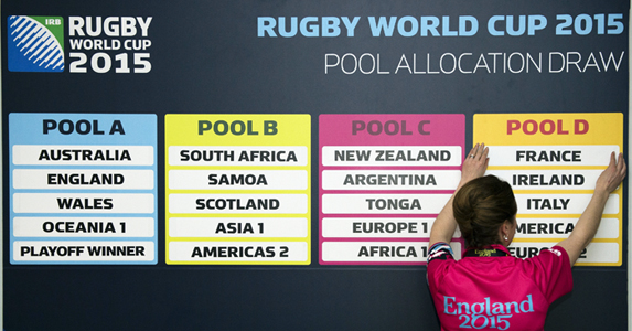 The pools will be finalised on