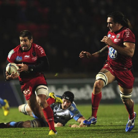Sebastien Tillous-Borde making a run for it