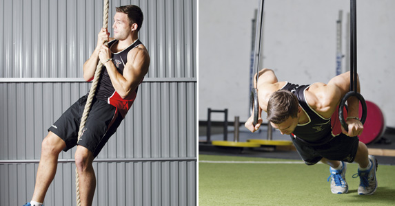 rope chin ups