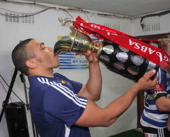 Bryan Habana with the Currie Cup