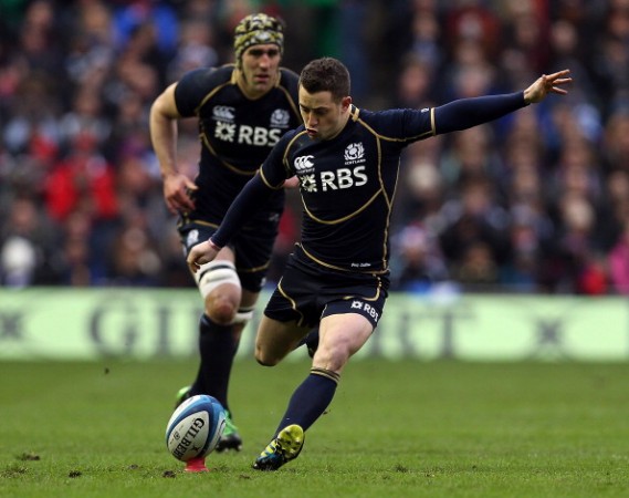 Accurate: Laidlaw passed 150 points for Scotland