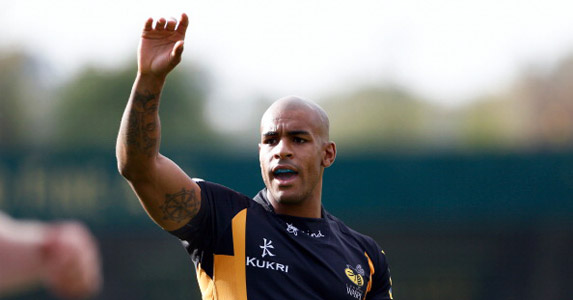 Man in form: Tom Varndell is currently the top scorer in Europe's top three leagues, with 12