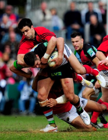 Uphill struggle: Embattled Nick Easter carries