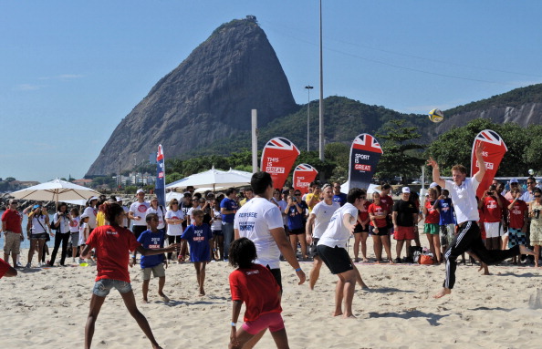 Rio rugby: Prince William takes part in beach rugby last year