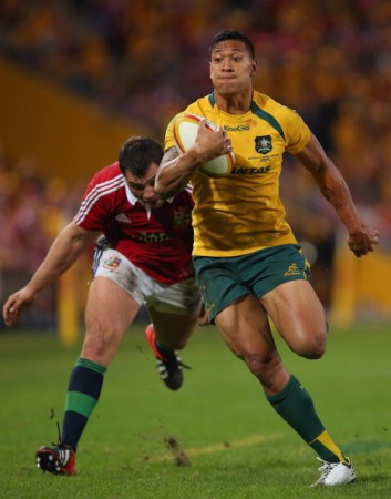 Explosive: Folau shone on debut