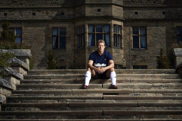 Taking a breather: Wilkinson relaxes after a tough season