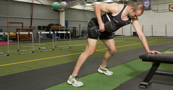 single arm row