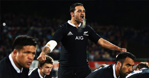 Hacked off: Piri Weepu normally leads the Haka for the All Blacks, but now he has been dropped there is a position vacant...