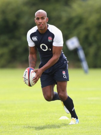 Looking rosy: Varndell back in training with England this summer