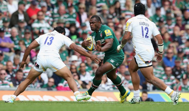 Keeping them busy: Niki Goneva was in the mood on Sunday