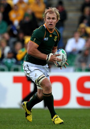 Sporting green: Burger in 2011