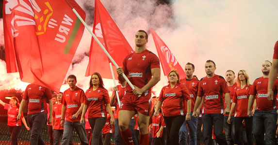 Red army: Sam Warburton will be leading out Wales at the Millennium Stadium this November