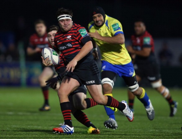 By George: Saracens hooker Jamie George was one of eight try-scorers