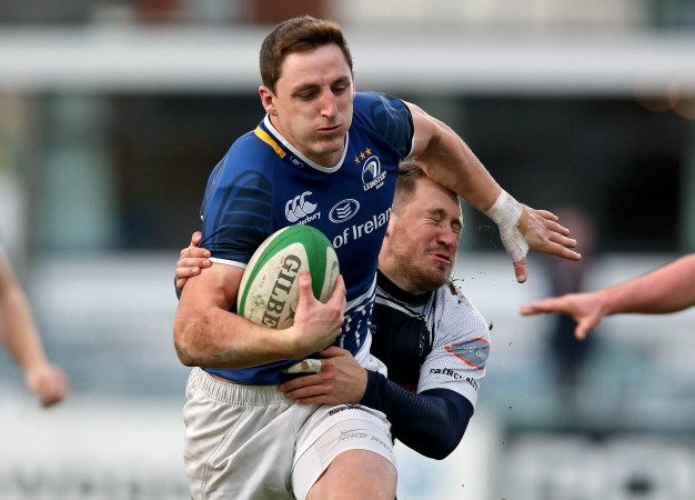 Lucky Leinster: Darren Hudson wriggles past Kristina Baller