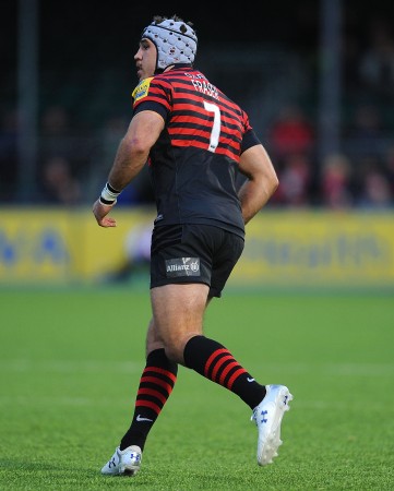 Not his time yet: Saracens' Will Fraser