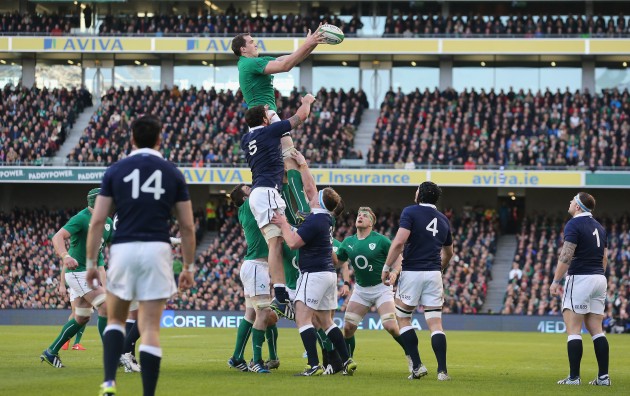 Impressive all day: Devin Toner