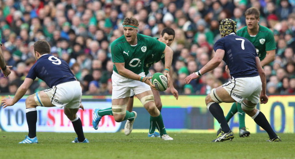 Stepping in: Heaslip was comfortable in the captain's role